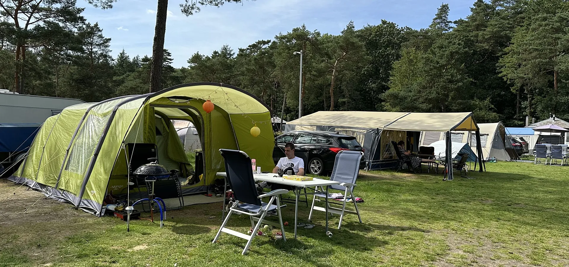 Camping Veluwe Campingplatz Spatz mit privaten sanitären Anlagen 2