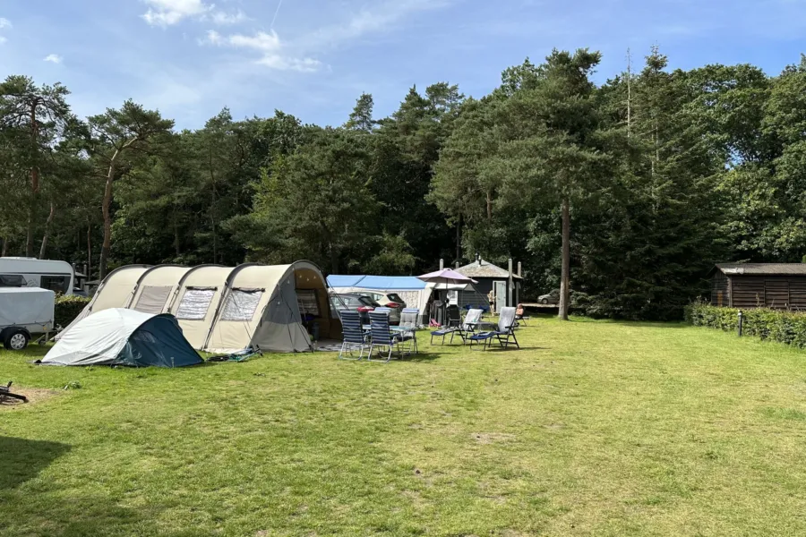 Camping Veluwe Stellplatz Spatz mit privaten sanitären Einrichtungen 6