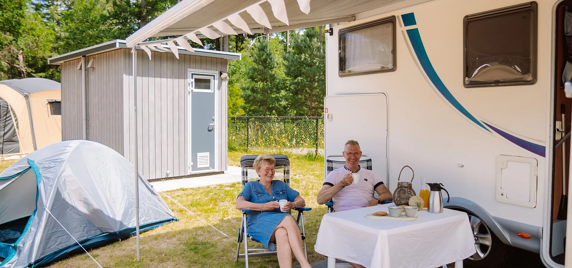 Campingplatz Veluwe mit privaten Sanitäranlagen 24