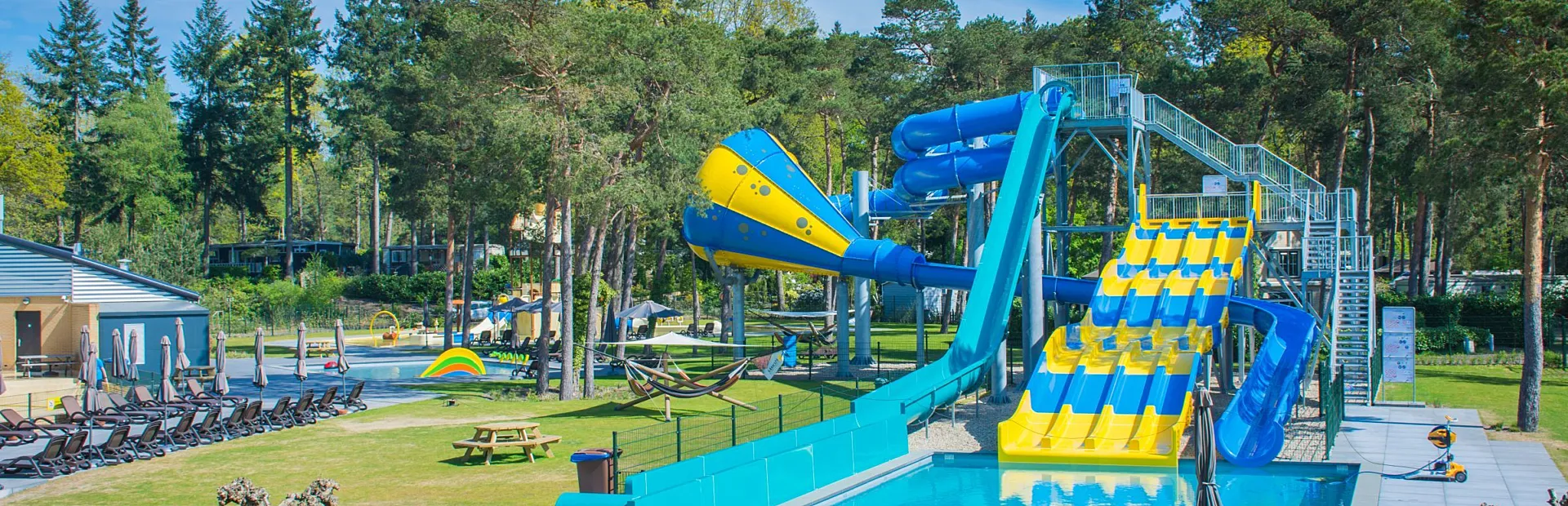 Campingplatz Veluwe mit Schwimmbad und Wasserrutschen Samoza 11