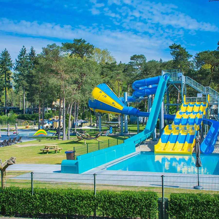 Campingplatz Veluwe mit Schwimmbad und Wasserrutschen Samoza 11